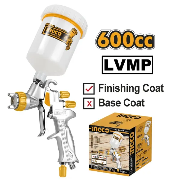 Pistol Vopsit LVMP Vas Plastic Sus INGCO ASG1065