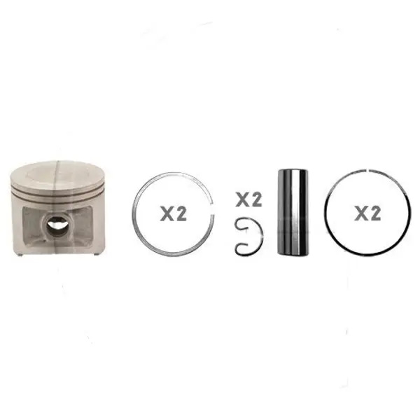 Piston Complet Drujba Husqvarna 372, 52 mm - Hyway - POP UP, Extra Compresie