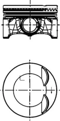 Piston KOLBENSCHMIDT 40247610