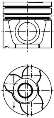 Piston KOLBENSCHMIDT 40307600