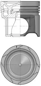 Piston KOLBENSCHMIDT 41178600