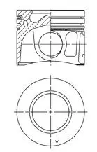 Piston KOLBENSCHMIDT 41765600