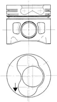 Piston KOLBENSCHMIDT 94428700