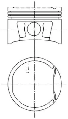 Piston KOLBENSCHMIDT 99746600