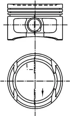 Piston KOLBENSCHMIDT 99909620