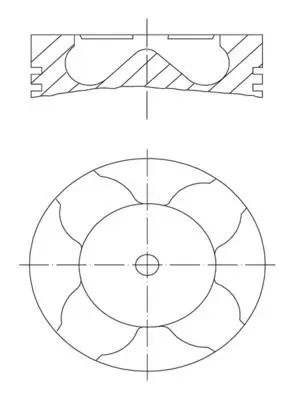 Piston MAHLE 007 PI 00163 000