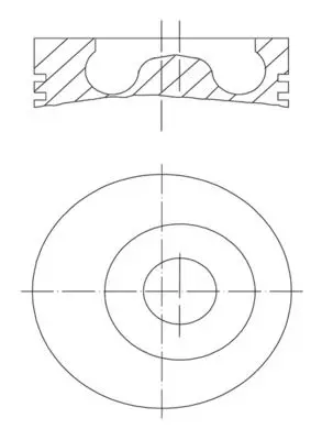 Piston MAHLE 010 27 01