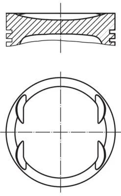 Piston MAHLE 012 19 03