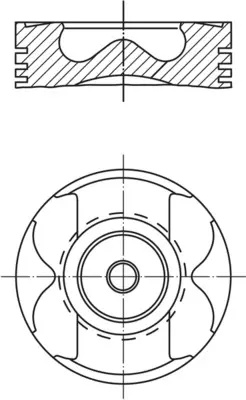 Piston MAHLE 021 PI 00125 000