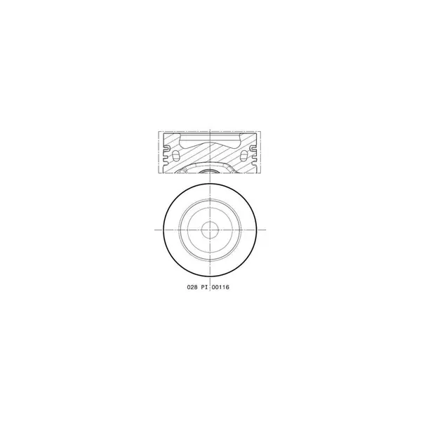 Piston MAHLE 028 PI 00116 000