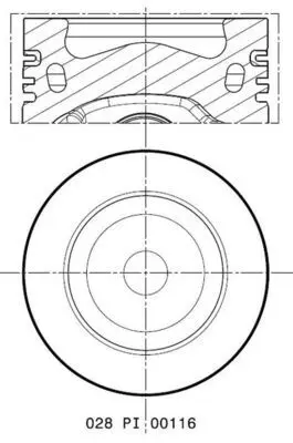 Piston MAHLE 028 PI 00116 000