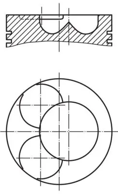Piston MAHLE 034 91 12