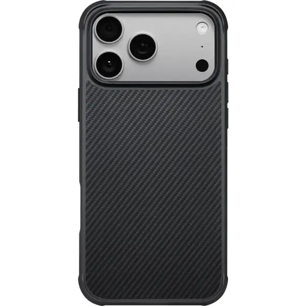 Pitaka Carcasa Pitaka Aramid ProGuard compatibila cu iPhone 17 Pro Max, Negru/Gri