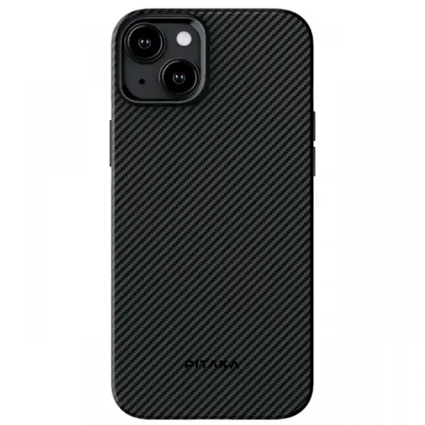 Pitaka Husa MagEZ Pro 4 Aramida 600D iPhone 15 Plus, MagSafe Negru / Gri