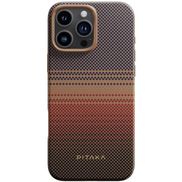 Pitaka Husa Pitaka iPhone 16 Pro Max MagEz Pro 5 600D Military-Grade, Sunset