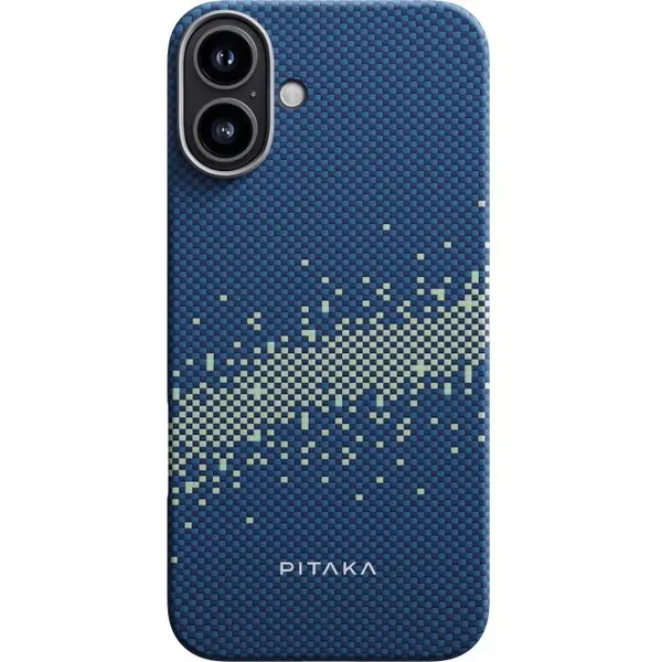 Pitaka Husa Pitaka Tactile Woven compatibila cu iPhone 16, Milky Way Galaxy
