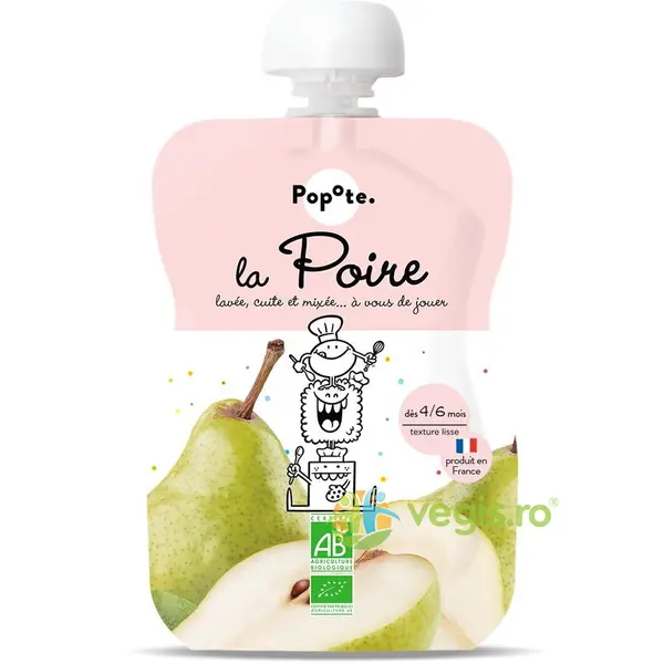 Piure cu 100% Pere +4/6 Luni Ecologic/Bio 120g