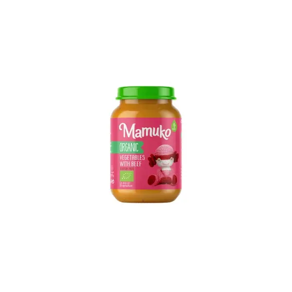 Piure de legume cu vita bio 6+ luni 190g Mamuko