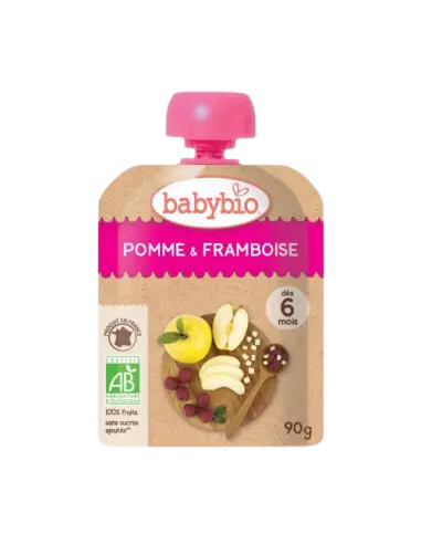 Piure de mar si zmeura bio, 90g, BabyBio