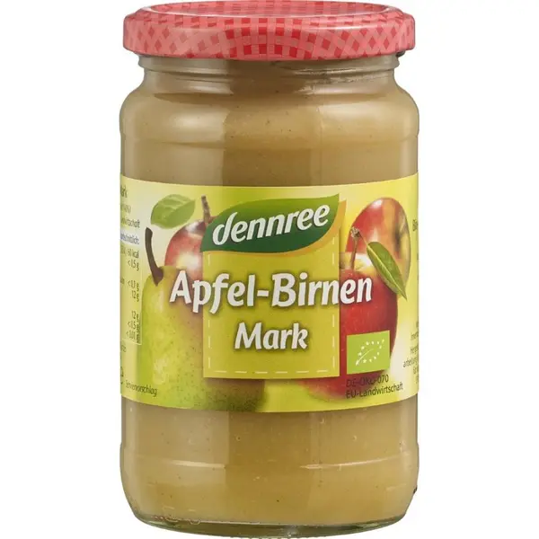 Piure de mere cu pere, eco - 360 g