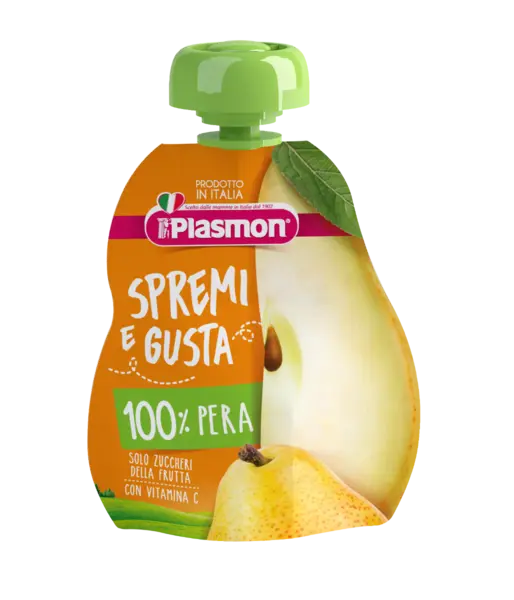 Piure mix de fructe mar, banana si para 6 luni+, 100g, Plasmon