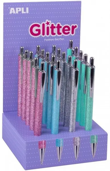 Pix automat APLI Glitter – Metalic, sortiment