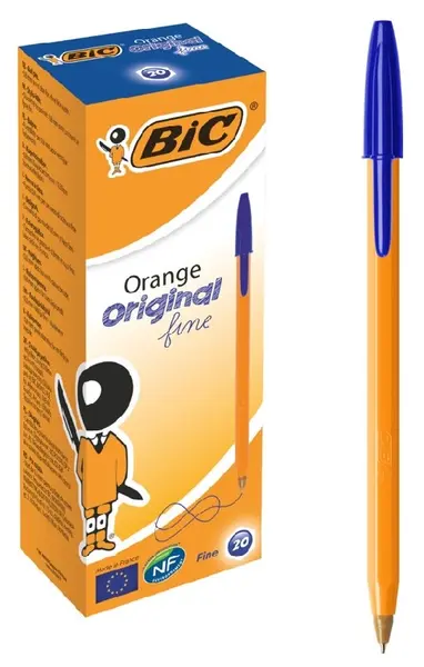 Pix BIC - Orange Fine, albastru, 20 buc