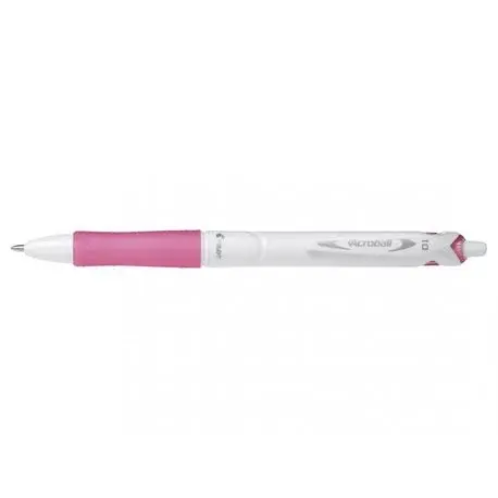 Pix cu bila Acroball Pure White Pilot scriere groasa 1.0 mm Pix cu bila Pilot Acroball Pure White 1.0 mm roz