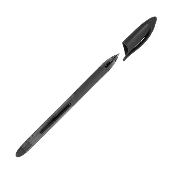 Pix cu bila Keyroad Sofjet, 0.7mm, cu capac, corp semitransparent in culoarea scrisului, grip cauciucat