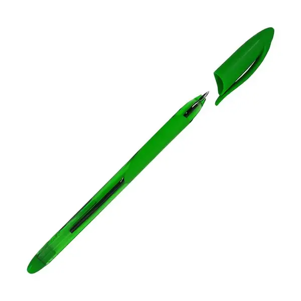Pix cu bila Keyroad Sofjet, 0.7mm, cu capac, corp semitransparent in culoarea scrisului, grip cauciucat