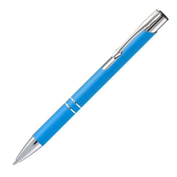 Pix cu bila Office-Cover Cosko Soft 1.0 mm, cu mecanism, corp metalic catifelat, pentru personalizare