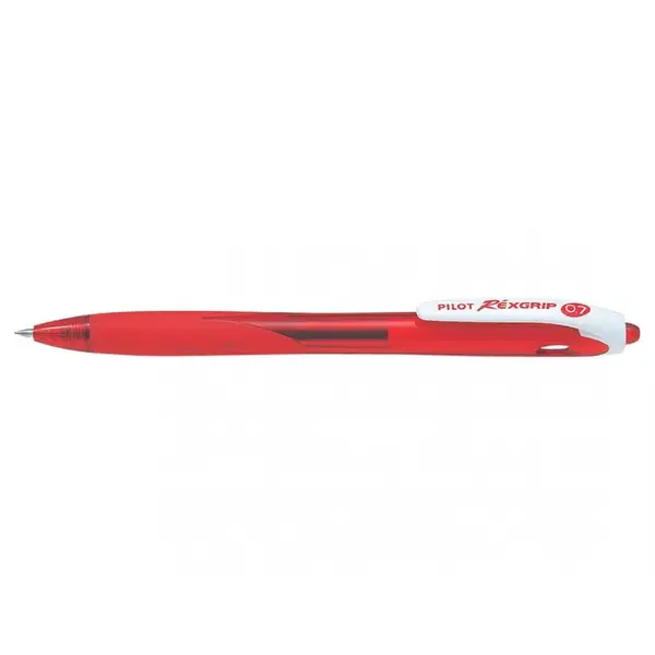 Pix cu bila Pilot Rexgrip diverse culori 0.7 mm cu click Pix cu bila Pilot Rexgrip diverse culori 0.7 mm cu click rosu