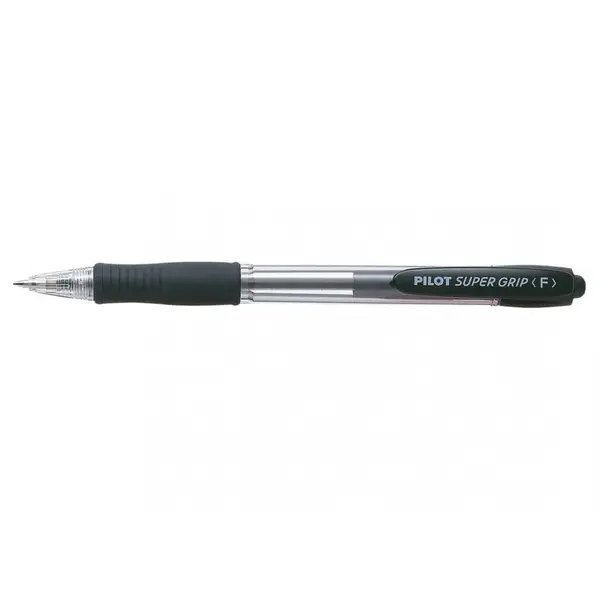 Pix cu bila Pilot Super Grip diverse culori 0.7 mm cu click Pix cu bila Pilot Super Grip diverse culori 0.7 mm cu click negru