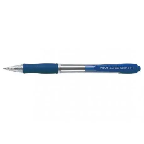 Pix cu bila Super Grip Pilot 0.7 mm varf mediu Pix cu bila Pilot Super Grip 0.7 mm albastru