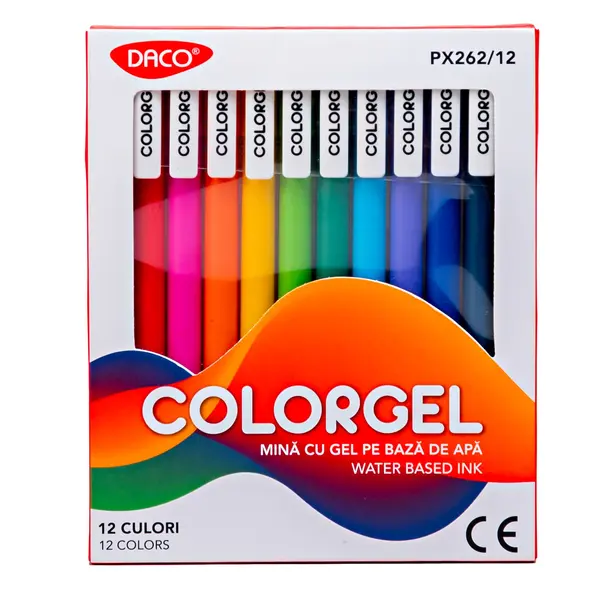 Pix cu gel, 12buc/set, Colorgel Daco