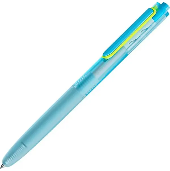 Pix cu gel retractabil Writech Space Up - 0.5 mm, albastru