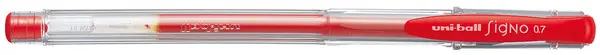 Pix cu gel Uniball Signo – Rosu, 0.7 mm
