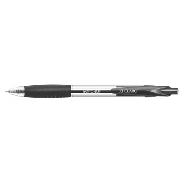 Pix cu Mecanism Retro Ball, Varf 0.7 mm, Negru, Claro