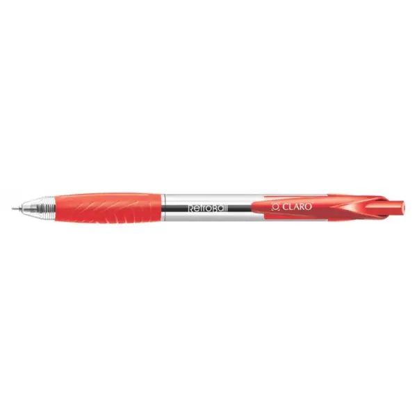 Pix cu Mecanism Retro Ball, Varf 0.7 mm, Rosu, Claro