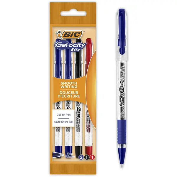 Pix fara mecanism, 4buc/set, Bic Gelocity Stic