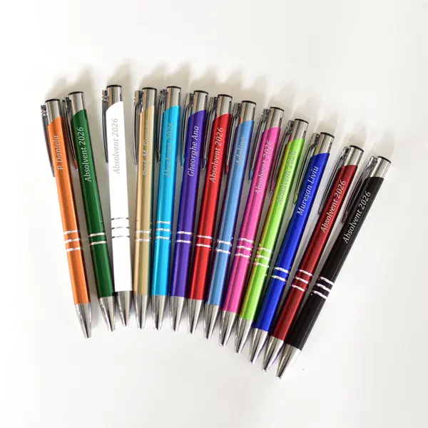 Pix metalic personalizat ABSOLVENT PM5 Argintiu