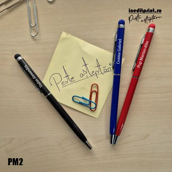 Pix metalic STYLUS TOUCH, PI3 Negru
