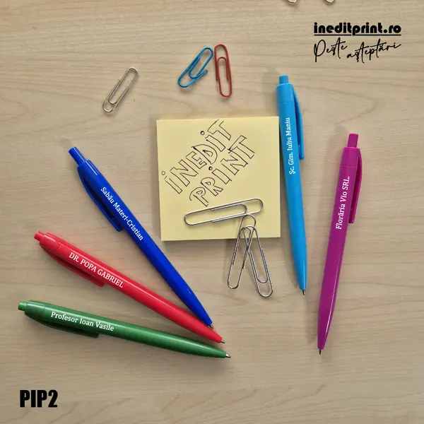 Pix plastic personalizat PIP2 Verde