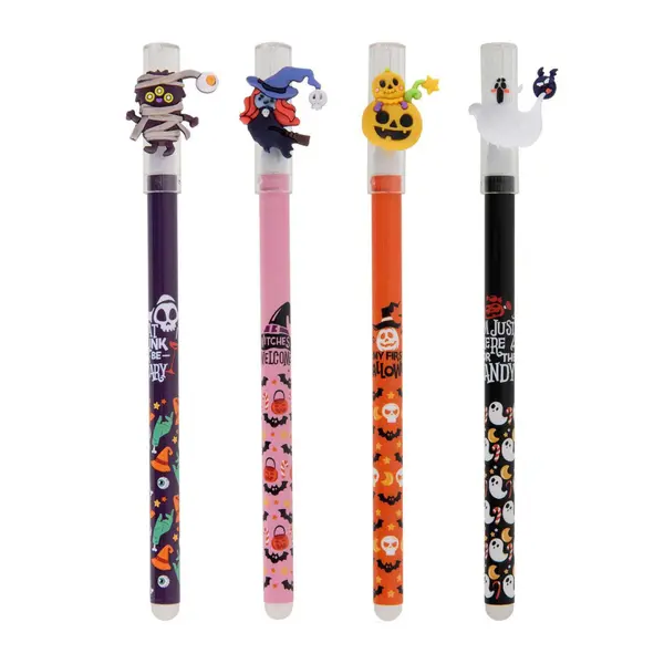 Pix Strigo cu cerneala termosensibila, radiera integrata, model Halloween,diverse modele