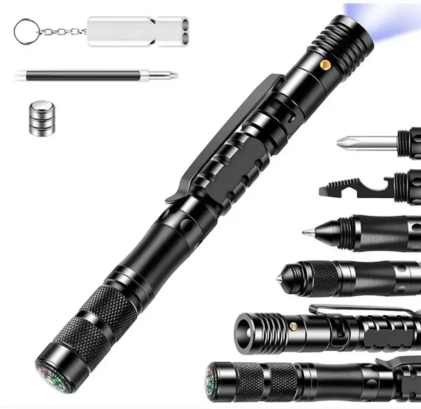 Pix tactic DEPOX , Comando Specialist, multifunctional, aluminiu, 13.5 cm, negru