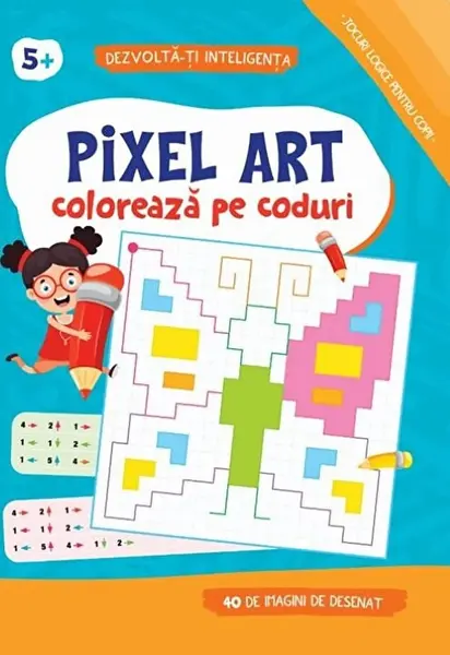Pixel art. Coloreaza pe coduri