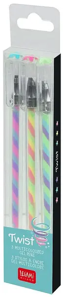 Pixuri cu gel colorate Legami - 3 bucăți, culori degrade