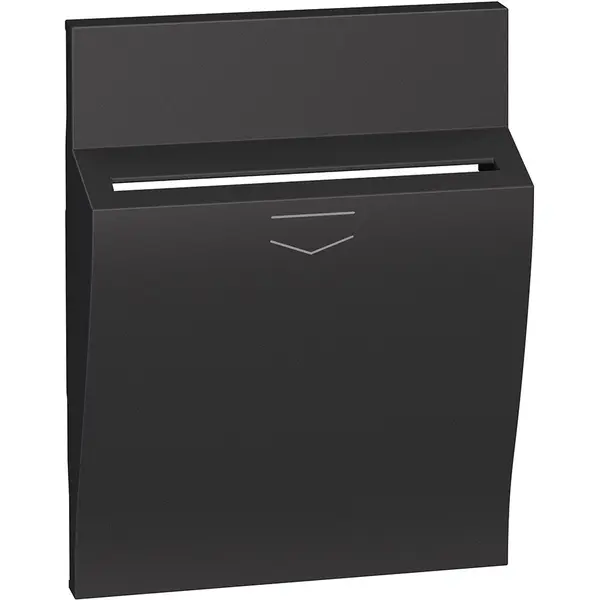 Placa 3 module pentru referintele K4549 si K4548 Bticino Living Now KG22, negru
