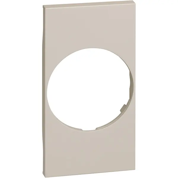 Placa adecvata pentru prize standard german 2 module Bticino Living Now KM04, nisip