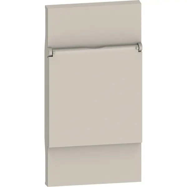 Placa adecvata pentru prize standard german 2 module Bticino Living Now KM04P, nisip